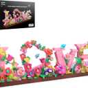 Art Love Building Kit with Bouquet Construction Set for Adults, Gifts for Children's Birthday or Engagement Gift for Women, Valentine's Day, Mother's Day, Birthday for Him or Her, 791 Pieces