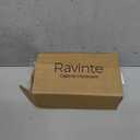 Ravinte Hardware Metal 6 Pack Black Finger Pull Handle, 4.75 x 1.57 inches, for Cabinets and Drawers (120mm/4.72" Overall Length)