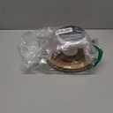 White Wash Round Display Wood Riser, 8.25 Shabby Chic Pedestal Tray Decor with Beads, Farmhouse Display Stands for Small Items in Coffee Bar, Bathroom, Kitchen Island