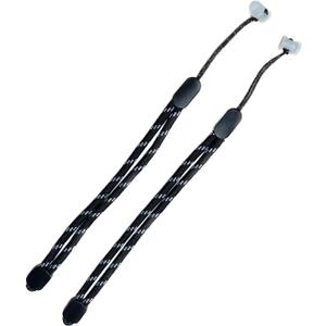 Improved Replacement Wrist Straps for Oculus Quest 2 Gen Controller, Sturdy Comfy Adjustable Hand Strap for Oculus 2, Easy Attach White Resin Stopper for Oculus Controllers (BlackFlower)