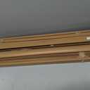 Cordless Light Filtering Mini Blind - 30 Inch Width, 64 Inch Length, 1" Slat Size - Woodtone - Cordless GII Morningstar Horizontal Windows Blinds for Interior by Achim Home Decor
