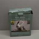 Rae Dunn Tea Bag Organizer - Tea Box Divided Storage Container Box with Hinge Lid for Kitchen Cabinet, Countertop, Pantry, Hold Coffee Pods, Seasoning Packets, Condiments, Sage