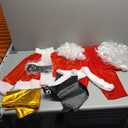 UDYR Kids Santa Costume - Santa Claus Suit for Child Boy Deluxe Santa Outfit for Christmas Halloween Parties&Events (Small)