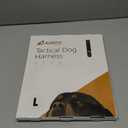 Auroth Tactical Harness for Large Dogs No Pull Adjustable Pet Harness Reflective K9 Working Training Easy Control Pet Vest Military Service Dog Harnesses Black L (L(Neck:18-29",Chest:24-37"),45-80 lbs)