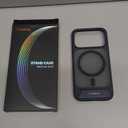 TORRAS for iPhone 17 Pro Case with Strong Magnetic & Stand, Fit for MagSafe, Mil-Grade Protection, Built-in Kickstand, Camera Control, Translucent Shockproof Slim 17 Pro Cover Ostand, Deep Blue