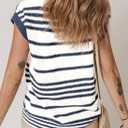 Dokotoo Sweater Vest Women Striped V Neck Button Vest for Women Vest Top Spring Cardigan Sweaters for Women 2026 (L)