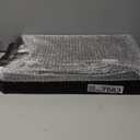 PHOENANCEE Square Floating Shelves,Wall Plants Holder,Bathroom Wall Decor,Framed Decorative Shelf Black,Modern Chic Set of 2 for Living Room Bedroom Home Office,Soild Wood,L+S(Walnut