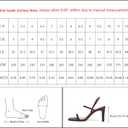 Modatope Womens Sandals Open Toe Strappy Sandals Ankle Strap High Heel Sandals for Women 7.5
