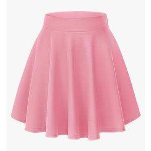 Urban CoCo Women's Basic Versatile Stretchy Flared Casual Mini Skater Skirt Size XXL