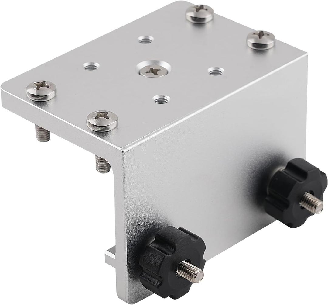 maXpeedingrods Track Mount Base Aluminum, Tool Holder for 90 Degree Boat Track System for BroCraft Cannon RamMount and Scotty Side/Deck Mount Ram Mount