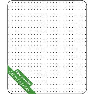 Office Chair Mat for Carpet - Clear Thick Desk Chair Mat for Carpet Plastic Floor Mats for Rolling Work and Gaming Chairs with Studs for Low Pile, Flat and No Carpeted Floors (45" X 53" Rectangular)