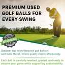 Golf Ball Planet 50 Pack Used Golf Balls Mix Colors