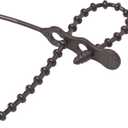 Gardner Bender 45-24BEADBK Beaded Cable Tie Wrap, 24 inch, 140 lb, Reusable, Adjustable Wire and Cord Management, 5 Pk, UV Resistant Black
