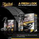 Car Ceramic Glass Coating Spray,Automotive Windshield Rain Repellant Glass Polish Protect, Long-Lasting Quick Dry Coat (3.38 fl oz +Towel)