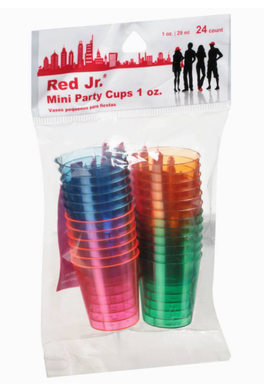 Red Jr. Mini Party Cups