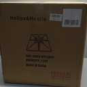 Helios&Hestia 4 Pcs Heavy Duty Water and Sand Fillable Patio Umbrella Base Stand, 357 lb Square Plastic Weight Set for Outdoor Cantilever Offset Umbrella, Black