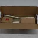 TONIAL Curtain Rods 32 to 115 Inch(2.6-9.6ft), Telescoping Splicing 3/4 Single Rods for Windows Decorative Drapery Rod with Acrylic Diamond Finial, Champagne Gold