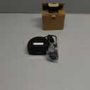 Amazon Basics Small Digital Oval Alarm Clock with LED Display, Nightlight, Snooze Function & Battery Backup, Black, 4.5 x 3.5 x 2.4 Inches