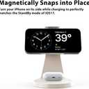 3 in 1 Charging Station for Apple Devices,Mag-Safe Charger Stand Fast Charging,Wireless Charger for iPhone 16/15/14/13/12 Series,& AirPods,& iWatch(USB Charger Included)