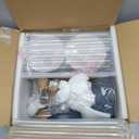 FEMILA Bathroom Vanity Light, 3-Light Modern Bathroom Light Fixture with Hammered Metal Shade Finish, Dark Blue Wall Sconce Lamp Lighting for Bedroom, 4FG59B-3W Blue (22")