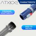 ATXKXE Compatible With Shark Navigator NV360 Vacuum Replacement Hose Handle NV350 NV351 NV352 NV355 NV356 NV357 NV358 NV370 UV541 NV390 NV391 NV392 CU520. 207FFJ360 113FFJ,Blue