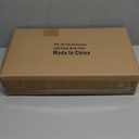 9ft Artificial Christmas Garland with Lights, Real Touch Norfolk Pine Garland - Pine Garlands, Prelit Green Christmas Garland for Mantle, Table, Fireplace, Indoor, Outdoor Christmas Decorations