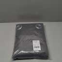 NICETOWN Grey Blackout Patio Sliding Door Curtains 84 inch Length, Grommet Room Divider Thermal Insulated Curtain Drapes for French Door/Living Room (Gray, W100 x L84, 1 Panel)