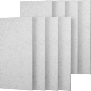 TONOR 8PCS Acoustic Panels, 47.2 x 23.6 x 0.35, Full Self-Adhesive Soundproof Wall Panels, Sound Absorbing Panels for Noise and Echo Reduction, Acoustic Treatment for Studio, Home, Office, Grey