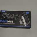 DOACE 220V to 110V Converter - 350W Cordless Voltage Converter US to Europe Power Adapter Combo with 4-Port USB Charging & Worldwide Plugs (UK/AU/US/EU) for Hair Straightener, Curler, Phone (White)