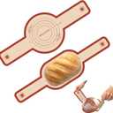 Silicone Bread Sling, 2PCS Non-Stick Oval and Round Bread Sling for Dutch Oven, Reusable Sourdough Tools & Bread Baking Supplies