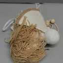 Boho 1st Birthday High Chair Banner with Cone Hat White Sand Beige Neutral First Birthday Girl Boy Baby Shower Wall Hangings Decoration