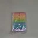 Amazon.com: EZY DOSE Weekly (7-Day) Daily Medtime Pill Organizer Case, Vitamin Planner and Medicine Container, Removable Large Pop-Out Individual Compartments, 3 Times a Day, Travel Friendly, Rainbow, BPA Free : Health & Household