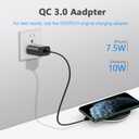 yootech Wireless Charger, 10W Max Wireless Charging Pad with Quick Adapter, Compatible with iPhone 17/17 Pro/17 Pro Max/Air/16/15/14/13/SE 2022/12/11/X,Samsung Galaxy S25/S24/S23, for AirPods Pro 3