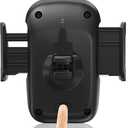 Beam Electronics Car Phone Holder Mount, Phone Car Air Vent Mount Holder Cradle Compatible for iPhone 12 11 Pro Max XS XS XR X 8+ 7+ SE 6s 6+ 5s 4 Samsung Galaxy S4-S10 LG Nexus Nokia