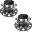 PAROD Pair 512332 FWD Rear Wheel Bearing and Hub Assembly Compatible with 07-16 Jeep Compass, Patriot, 11-14 Chrysler 200, 07-10 Sebring, 08-14 Dodge Avenger, 07-14 Caliber 5Lugs w/Encoder ABS