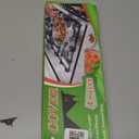 Stainless Steel Stove Gap Covers (2PCS),Stove Gap Filler,Range Trim Kit,Stove Gap Guard for Kitchen Oven Between Stovetop and Counter,Easy Clean Heat Resistant,Adjustable Length 13.8'' to 27.5'',Black