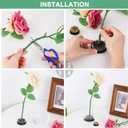 M METERXITY 12-Pack Flower Frog 0.9" Round Brass Flower Pins Flower Frog Holder Flower Arranger Fixed Tools Floral Frog for Arrangements Vase/Plant Decoration/Home Decor [1.1cm Pins]