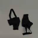 HLOES Bunion Corrector for Women & Men - Big Toe Straightener with Bunion Splint, Comfortable & Breathable for Day/Night Wear, Effective Hallux Valgus Pain Relief (2, Black)