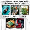 5 x Snake Sticker 4 Inch Reptile - Waterproof Animal Vinyl Decal for Laptop Water Bottle Car Tumbler - Durable Aesthetic Long-Lasting Stickers for Adults ID44990