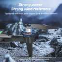 Drones with Camera for Adults 4K, Professional GPS Drone with Auto Return, 4-Way Obstacle Avoidance, Follow Me, Foldable, Includes 3 Batteries & Case