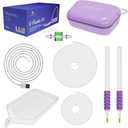 Picmondoo - E-Painter for Diamond Painting - Purple - Wireless Diamond Painting Pen with Vacuum Pump - Diamond Painting Accessories for Setting AB Stones Without Wax - Diamond Painting Pen