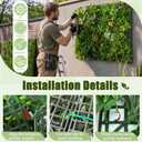 TTTM Greenery Wall, 20''X20'' 12P Artificial Ivy Privacy Fence Screen Panel