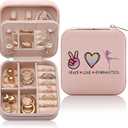 Gymnastics Jewelry Box - Gifts for Gymnastics Lovers, Team Accessories, Small Travel Case Organizer