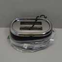 Mueller Retro Toaster 2 Slice with 7 Browning Levels and 3 Functions: Reheat, Defrost & Cancel, Stainless Steel Features, Removable Crumb Tray, Under Base Cord Storage, Black