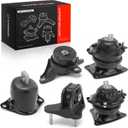 A-Premium 5PCS Engine Motor Mount and Transmission Mount Set Compatible with Honda Accord 2013 2014 2015 2016 2017, 3.5L