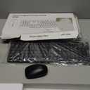 Wireless Keyboard and Mouse Combo, Full Size Silent Ergonomic Keyboard and Mouse, Long Battery Life, Optical Mouse, 2.4G Lag-Free Cordless Mice Keyboard for Computer, Mac, Laptop, PC, Windows (Black)