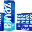 Zevia Zero Sugar Energy Drink,Kola,12 oz Cans – Naturally Sweetened,Non-GMO Project Verified,Gluten-Free,Vegan,(Pack of 24)