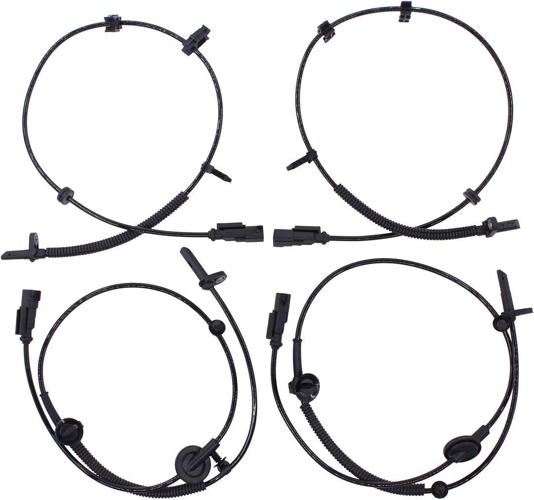 NewYall Front Rear Left and Right ABS Wheel Speed Sensor 3.6L V6 for Buick Enclave 2008-2016, Chevrolet Traverse 2009-2016, GMC Acadia 2007-2016, Saturn Outlook 2007-2010