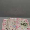 Ferrochef 4 Pcs Christmas Serving Tray 13 x 10 Inch Reusable Serving Platter Plates Xmas Dessert Platter Dishes Christmas Party Decorations for Food Snacks Cookies Supplies (Pink)