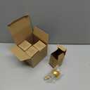 E12 G45(G14) Golden Half Chrome Light Bulb 4W Dimmable G45 Globe Gold Reflected 40W Incandescent Bulbs Equivalent Warm White 2700K 600 Lumen CRI>90+ Gold Tipped Mirror Decorative Light Bulb,4 Pack